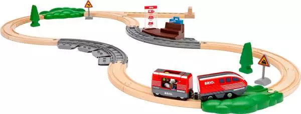 BRIO World - Pull Back Train Set