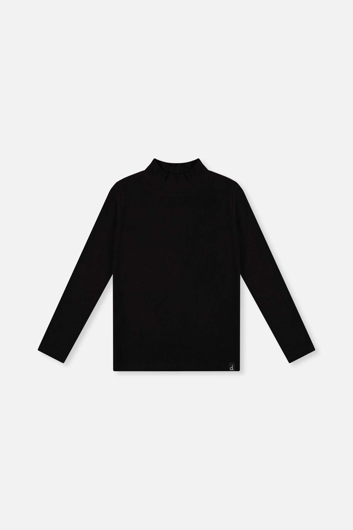 Brushed Rib Mock Neck Top