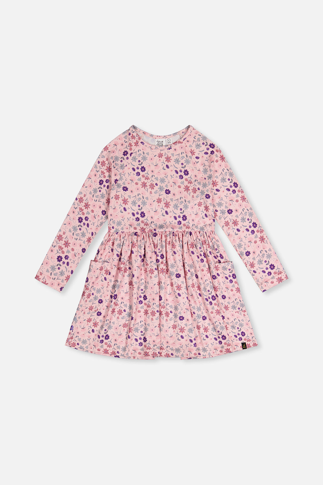 Printed Long Sleeve Dress