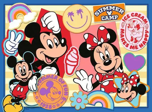 Mickey & Minnie’s Road Trip! – 200 XXL Pieces puzzle detail