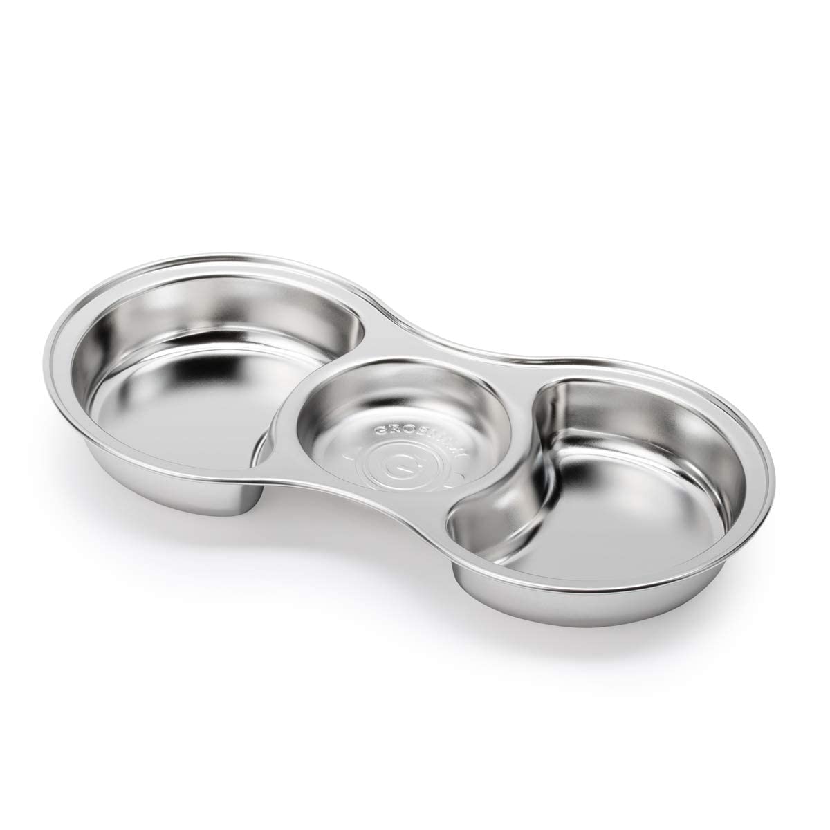 Grosmimi Stainless Steel Food Tray - 3 Compartments