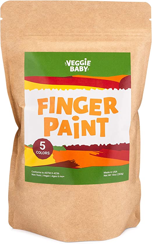 Veggie Baby Finger Paint
