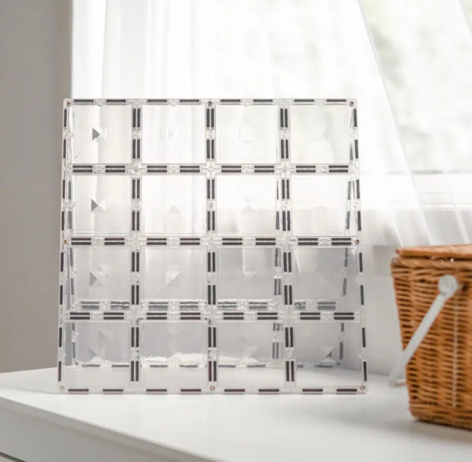 Connetix - 2 Piece Clear Base Plate Pack