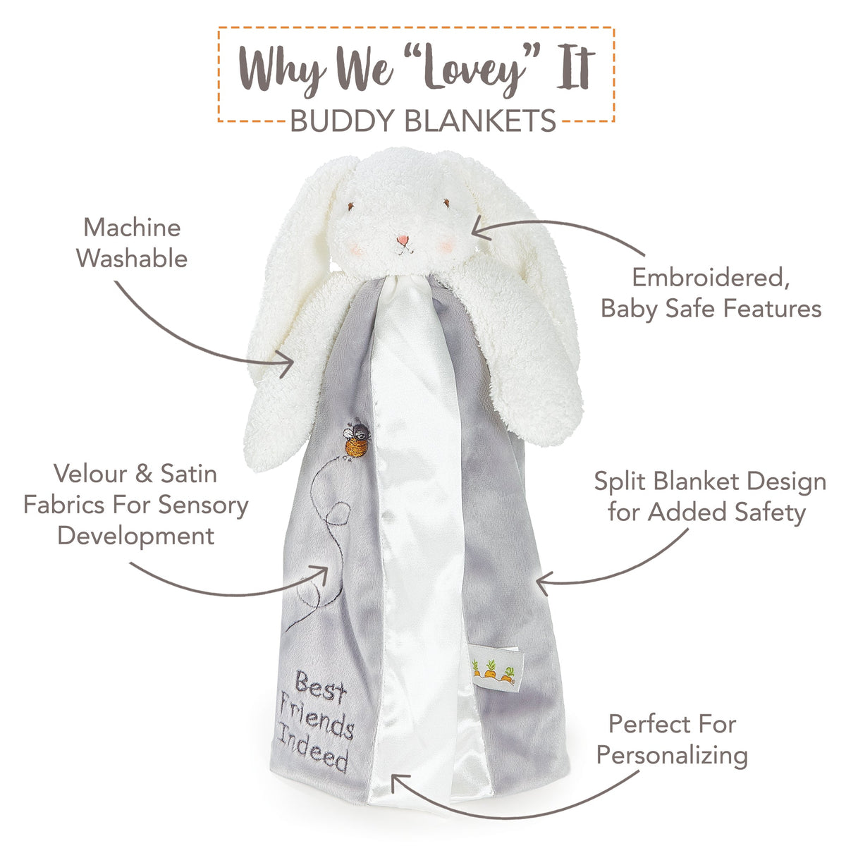 Bloom Bunny Buddy Blanket