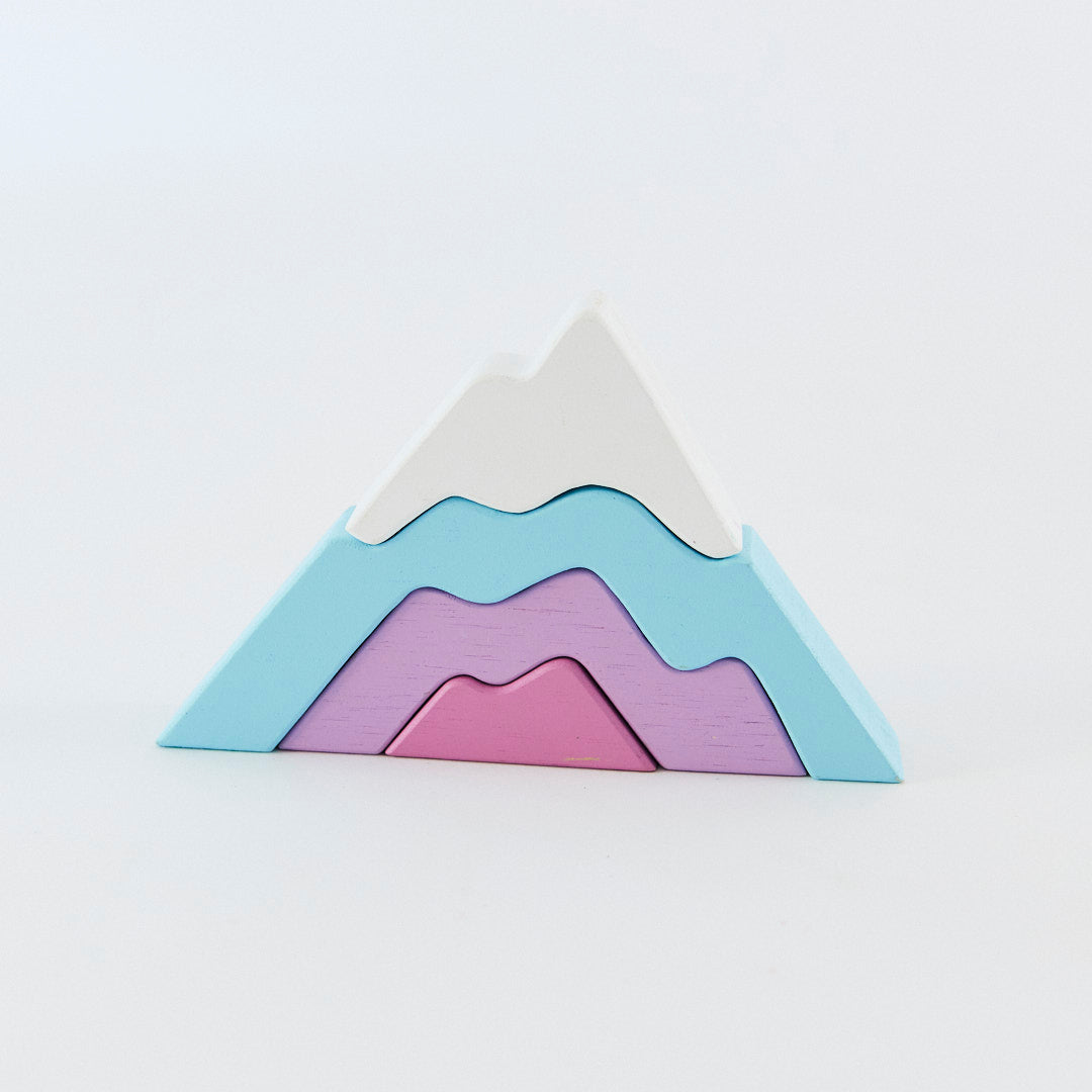 Sarah's Silks Wooden Snowy Mountain