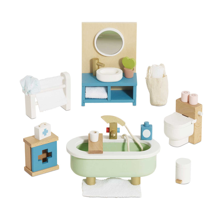Dolls House Bathroom Furniture Set – Le Toy Van