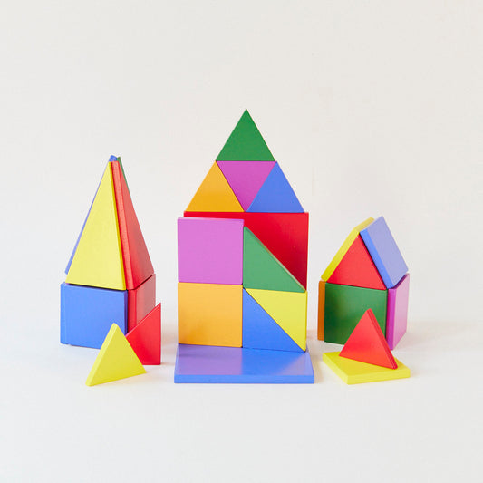 Sarah's Silks Magnetic Wooden Playtiles Set of 32 Pieces
