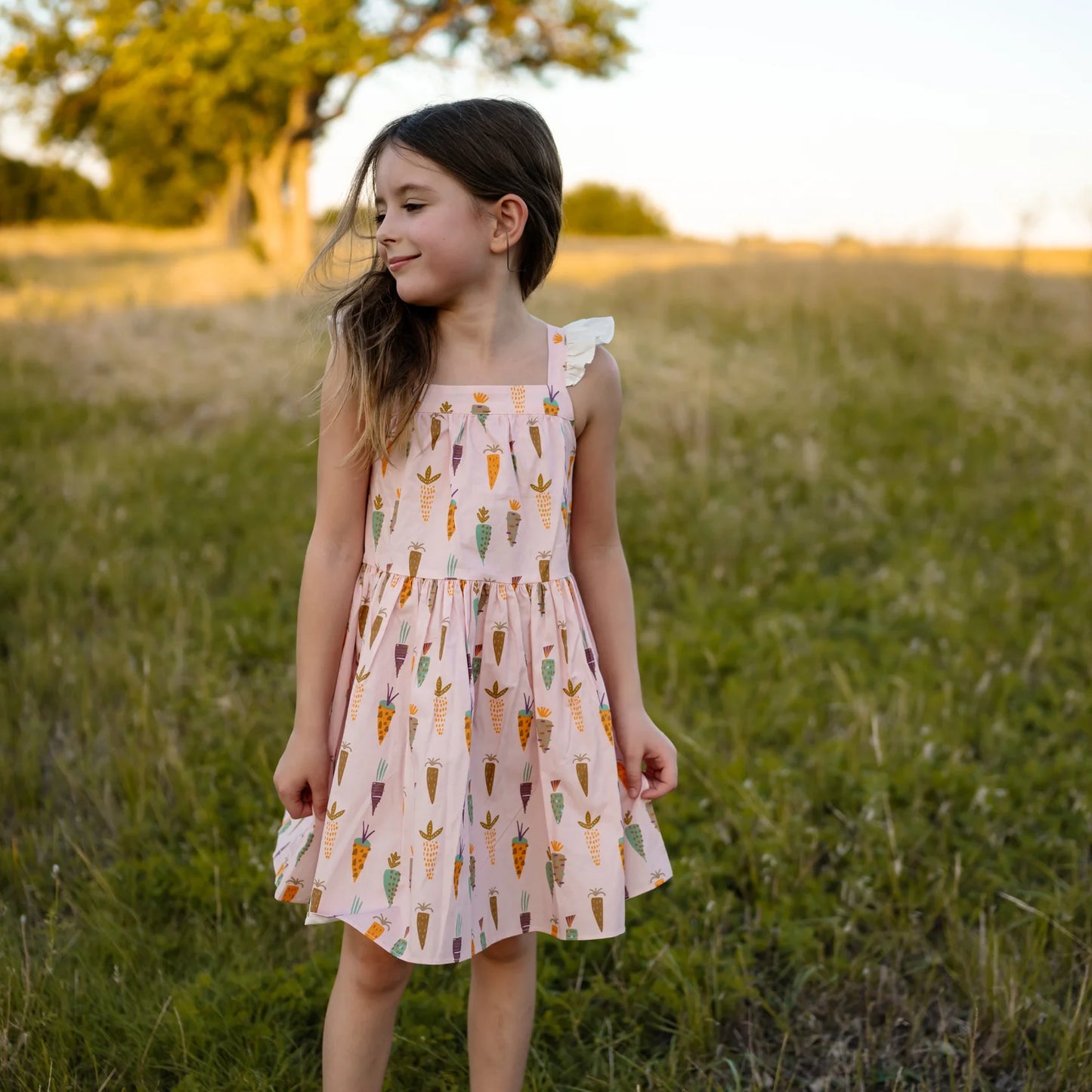 Print Frill Dress