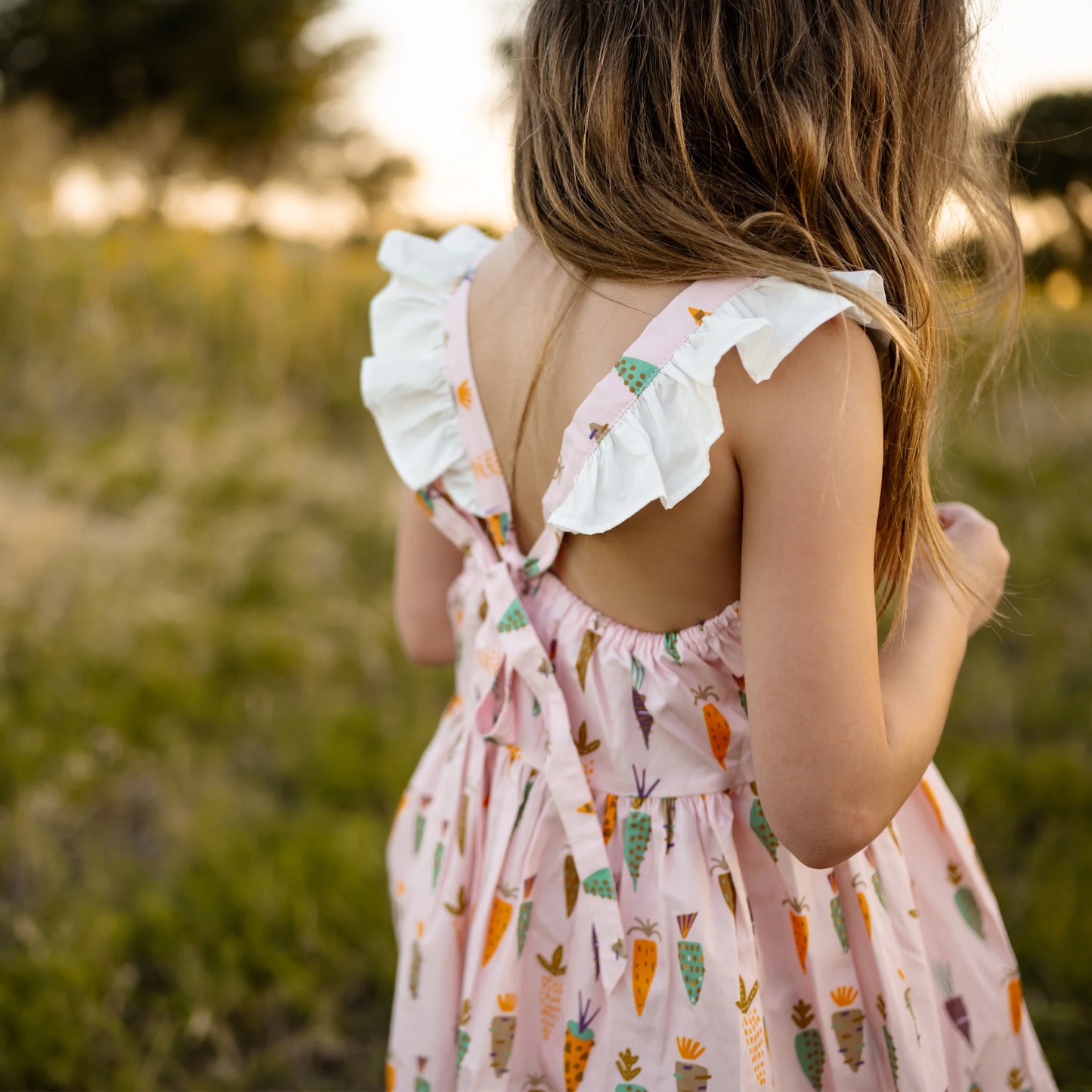 Print Frill Dress