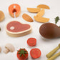 Wooden Play Food Set | Dinner