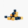 Wooden blocks set / Ukrainian flag