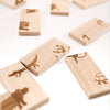 Wooden Domino game / Animal Domino play