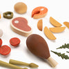 Wooden Play Food Set | Dinner
