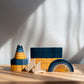 Wooden blocks set / Ukrainian flag