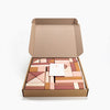 Wooden Castle Block set / Light Pink