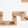 Wooden Domino game / Animal Domino play