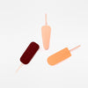 Ice cream bars / Chocolate, Strawberry and Peach