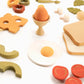 Wooden Play Food Set | Vegetarian Breakfast