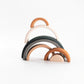 Wooden Rainbow toy / Grass