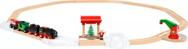 BRIO World - Christmas Steaming Train Set