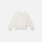 Scallop-Trim Knit Cardigan