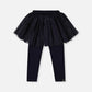Leggings With Integrated Tulle Skirt