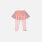Leggings With Integrated Tulle Skirt