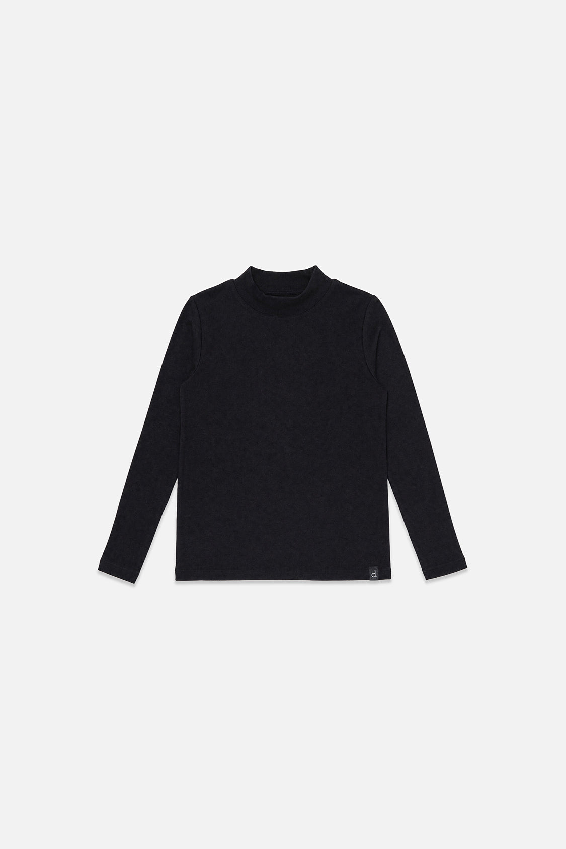 Brushed Rib Crew Neck Top