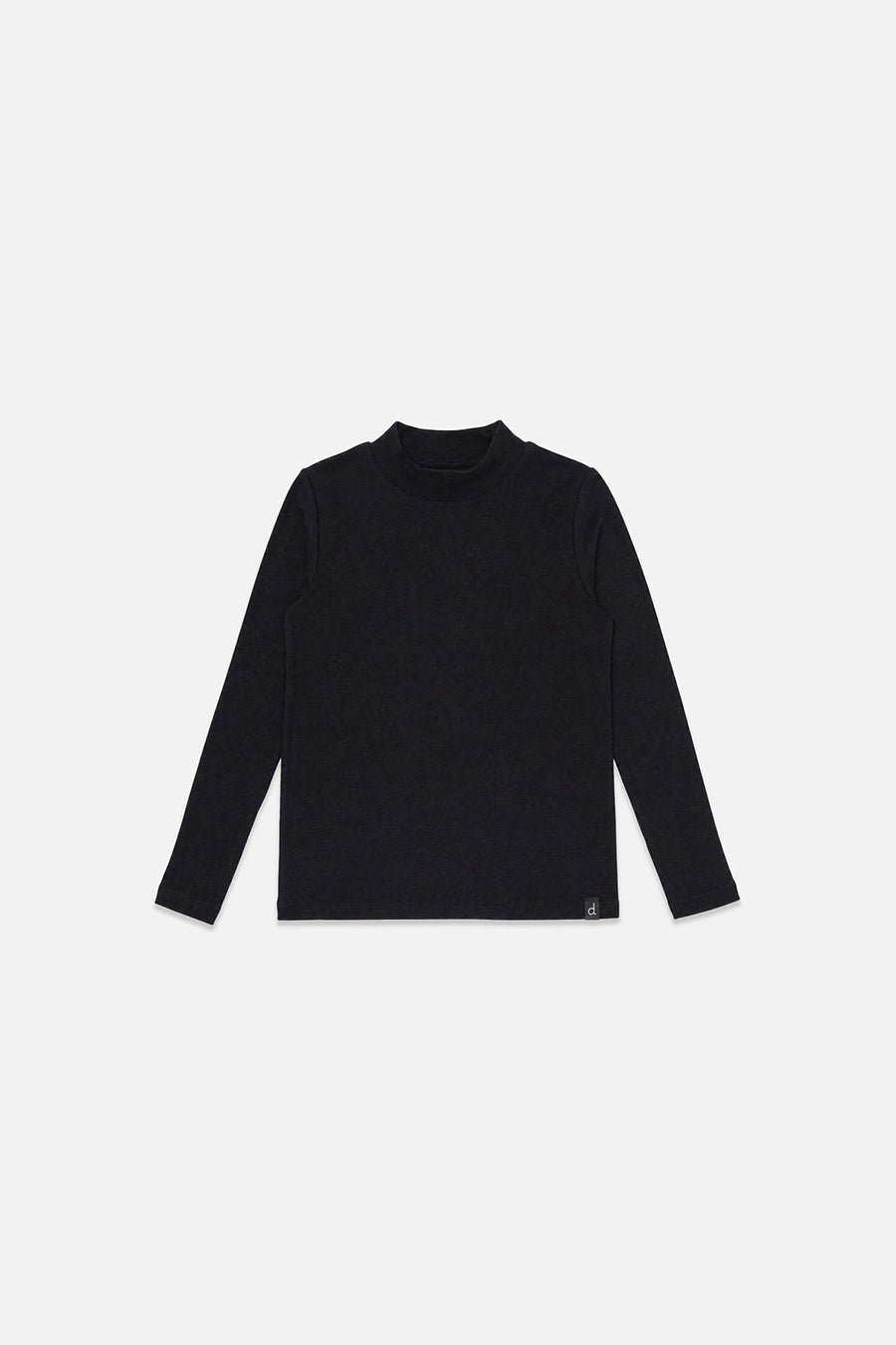Brushed Rib Crew Neck Top