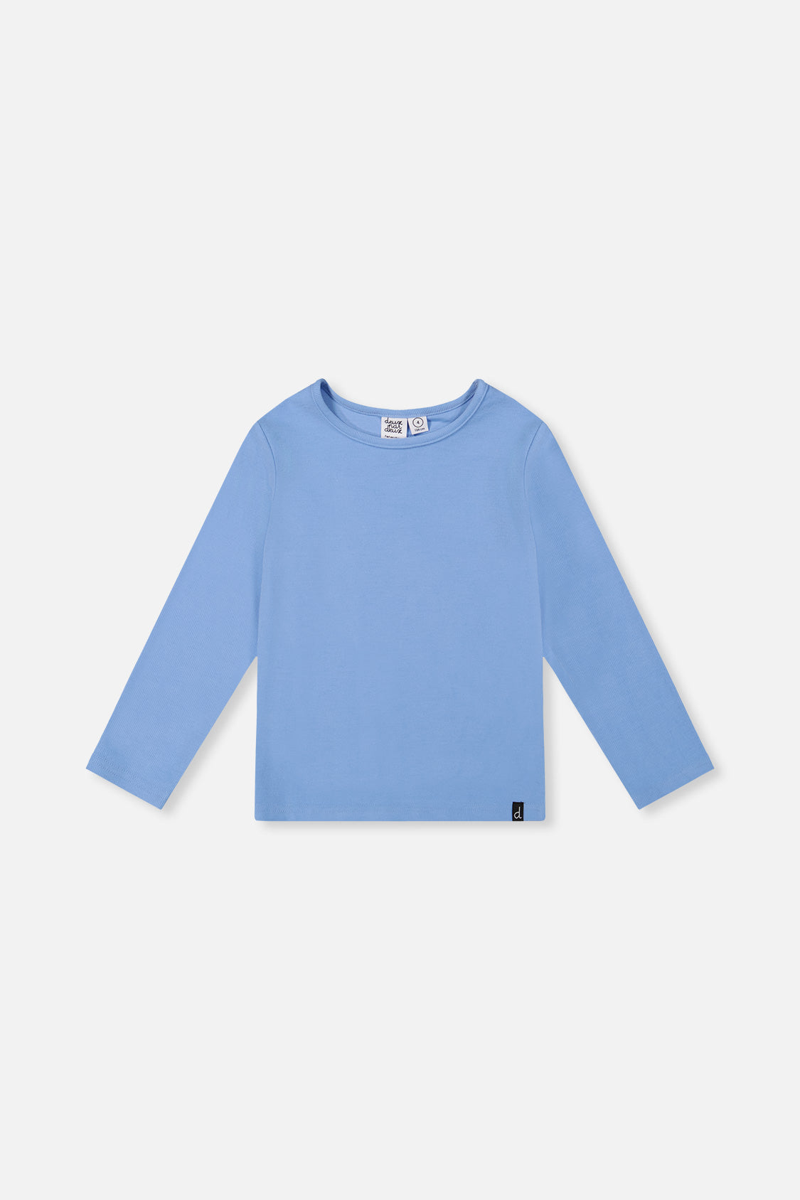 Brushed Rib Crew Neck Top