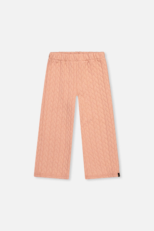 Wide Leg Jacquard Pants
