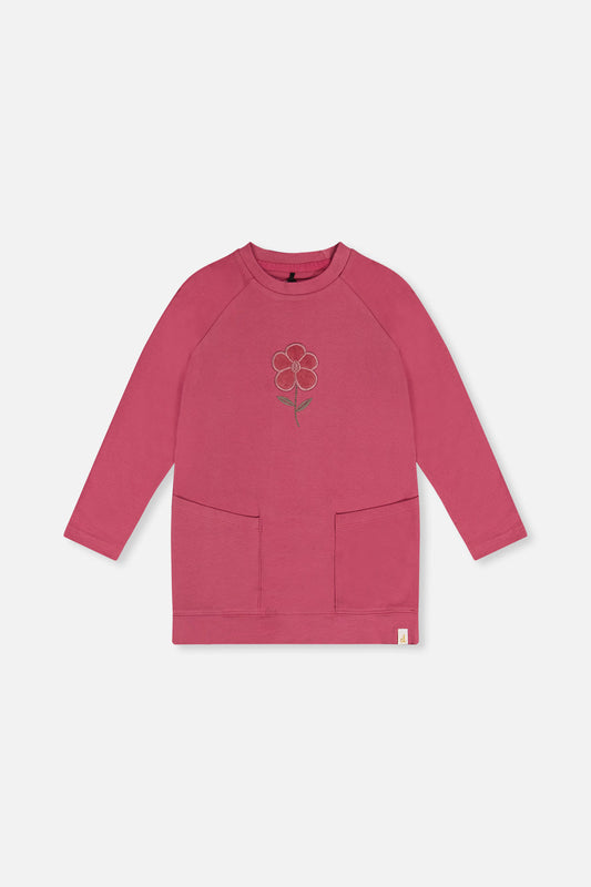 Organic Cotton Flower Applique Tunic