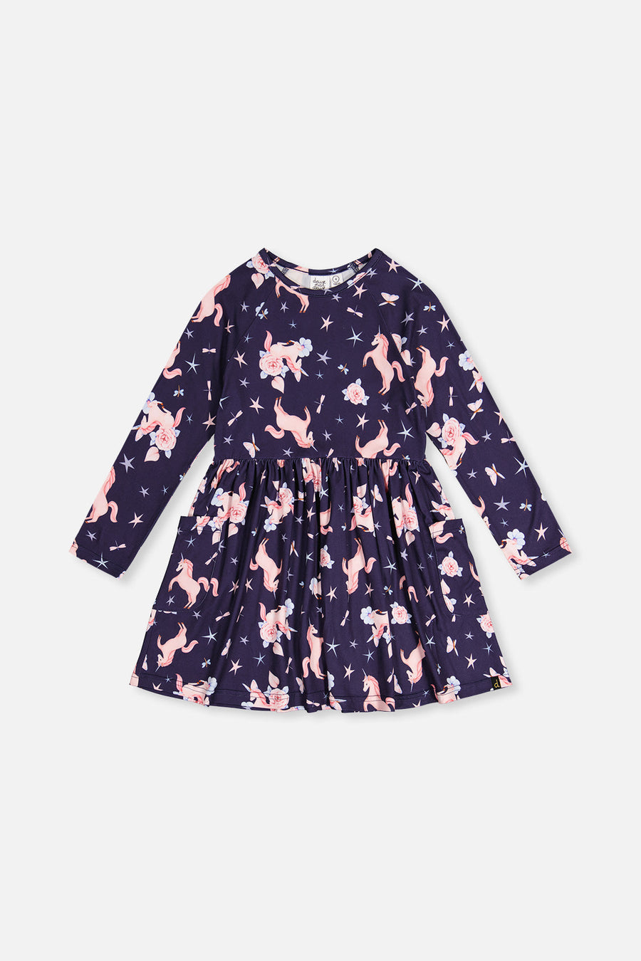 Printed Long Sleeve Dress