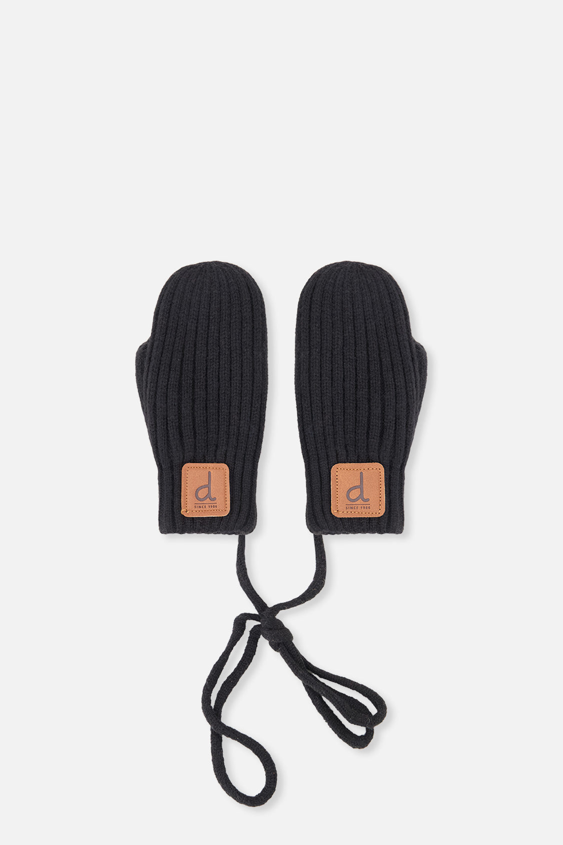 Baby Knit Mittens With String