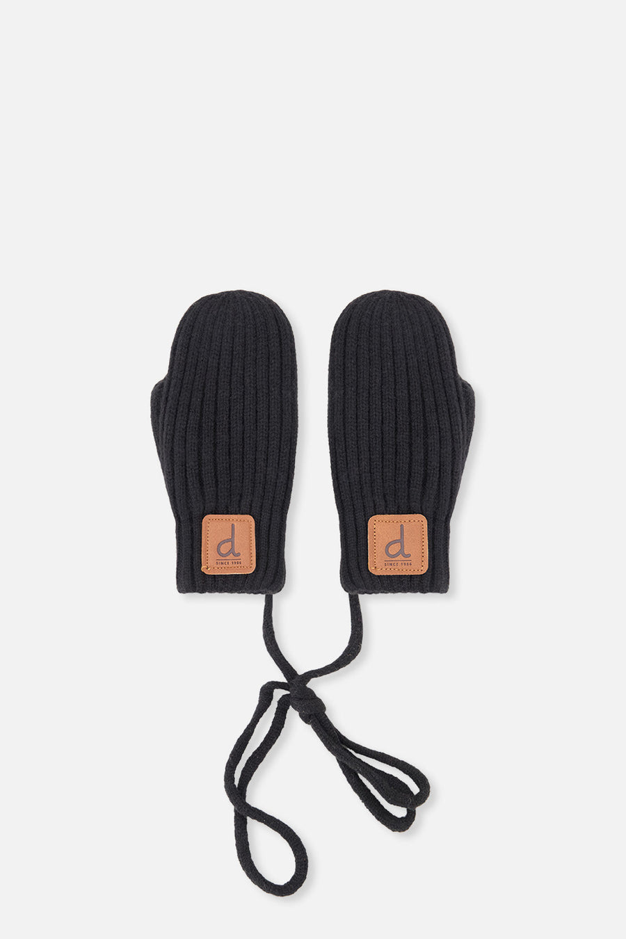 Baby Knit Mittens With String