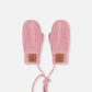 Baby Knit Mittens With String