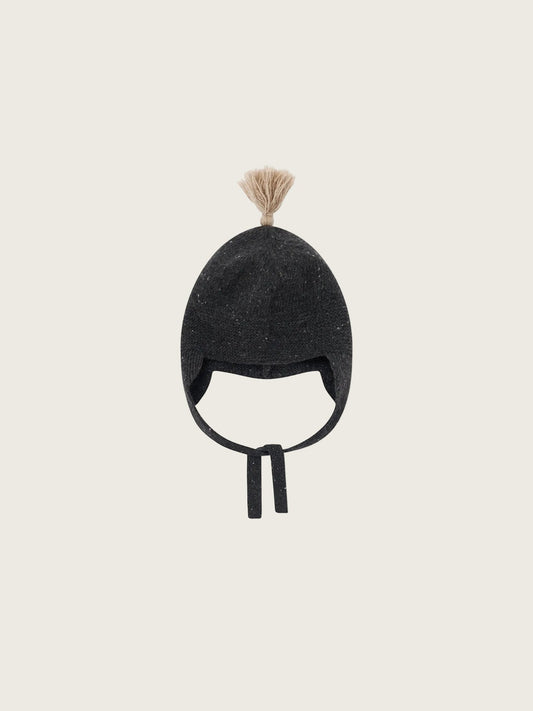 Charcoal contrast Tassel Hat