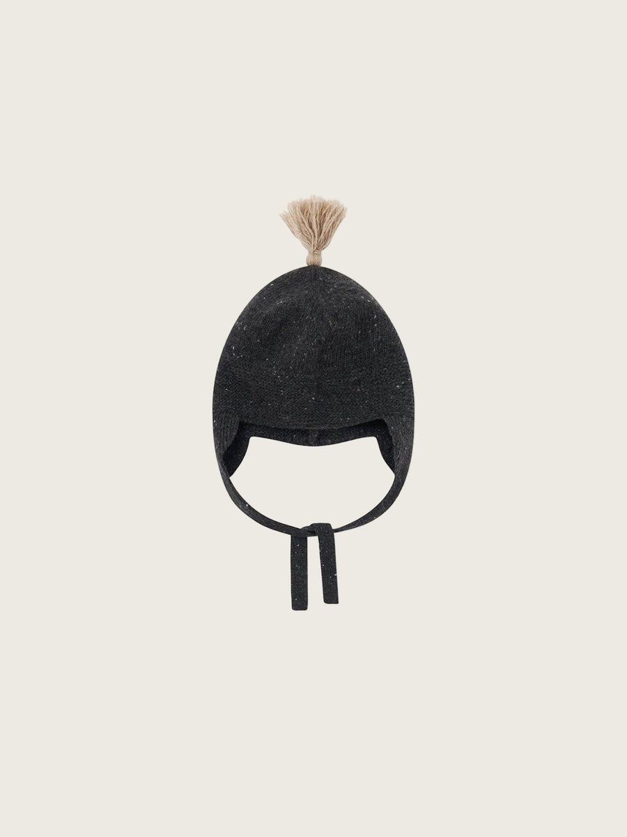Charcoal contrast Tassel Hat