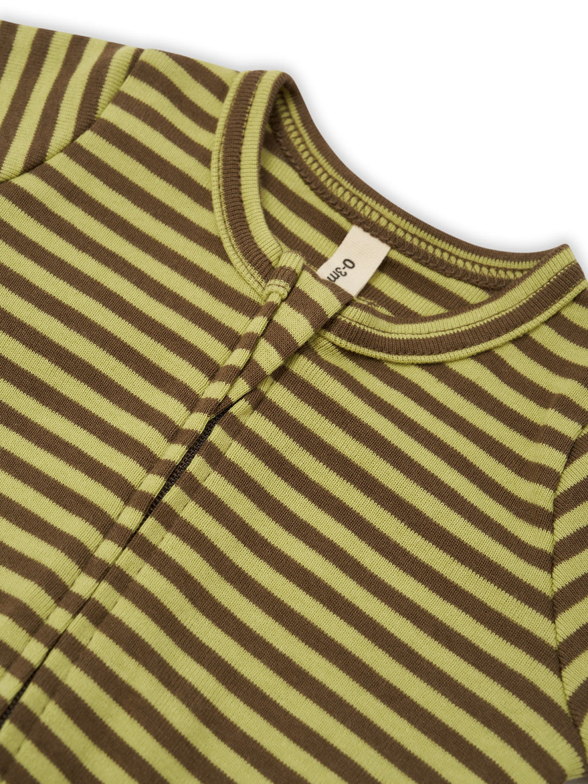 Chicory Stripes Zip Sleepsuit