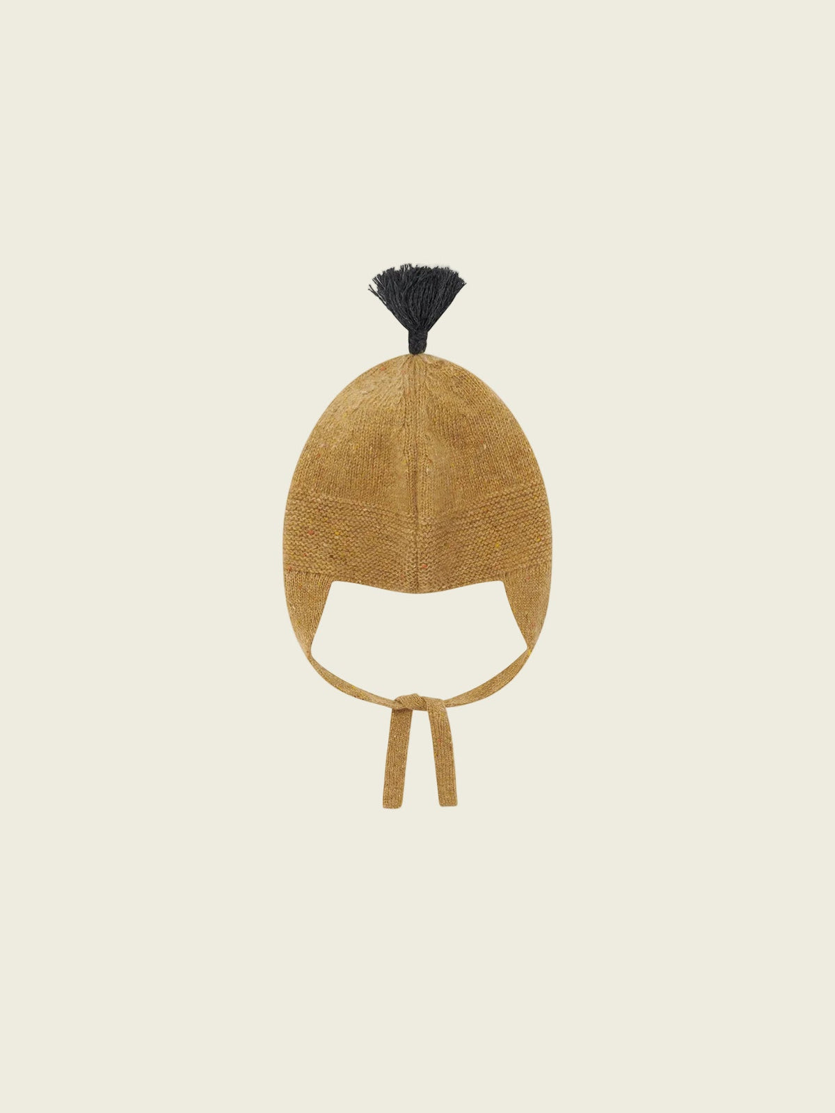 Cocoon contrast Tassel Hat