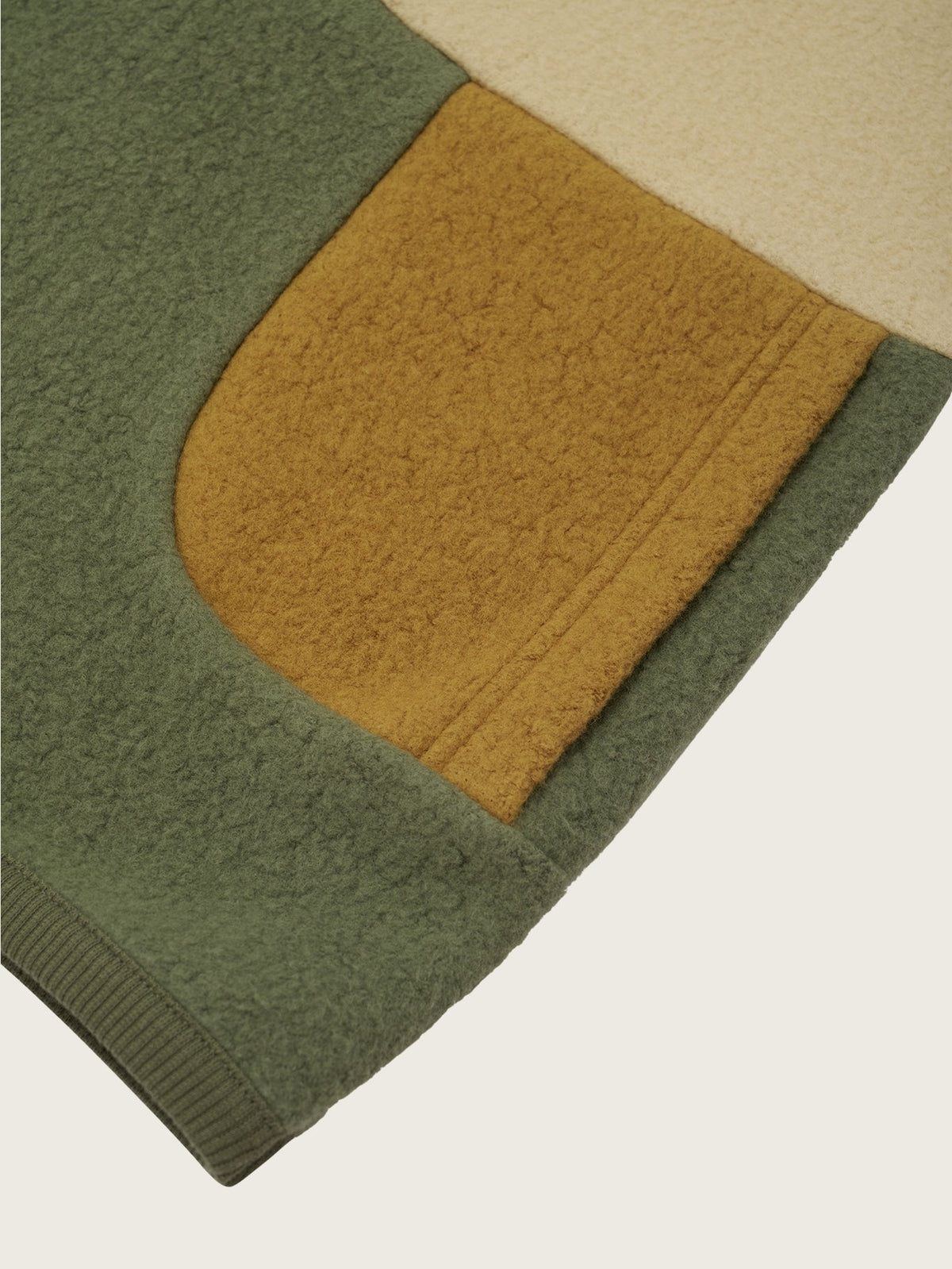Colour Block Fleece Sweatshirt