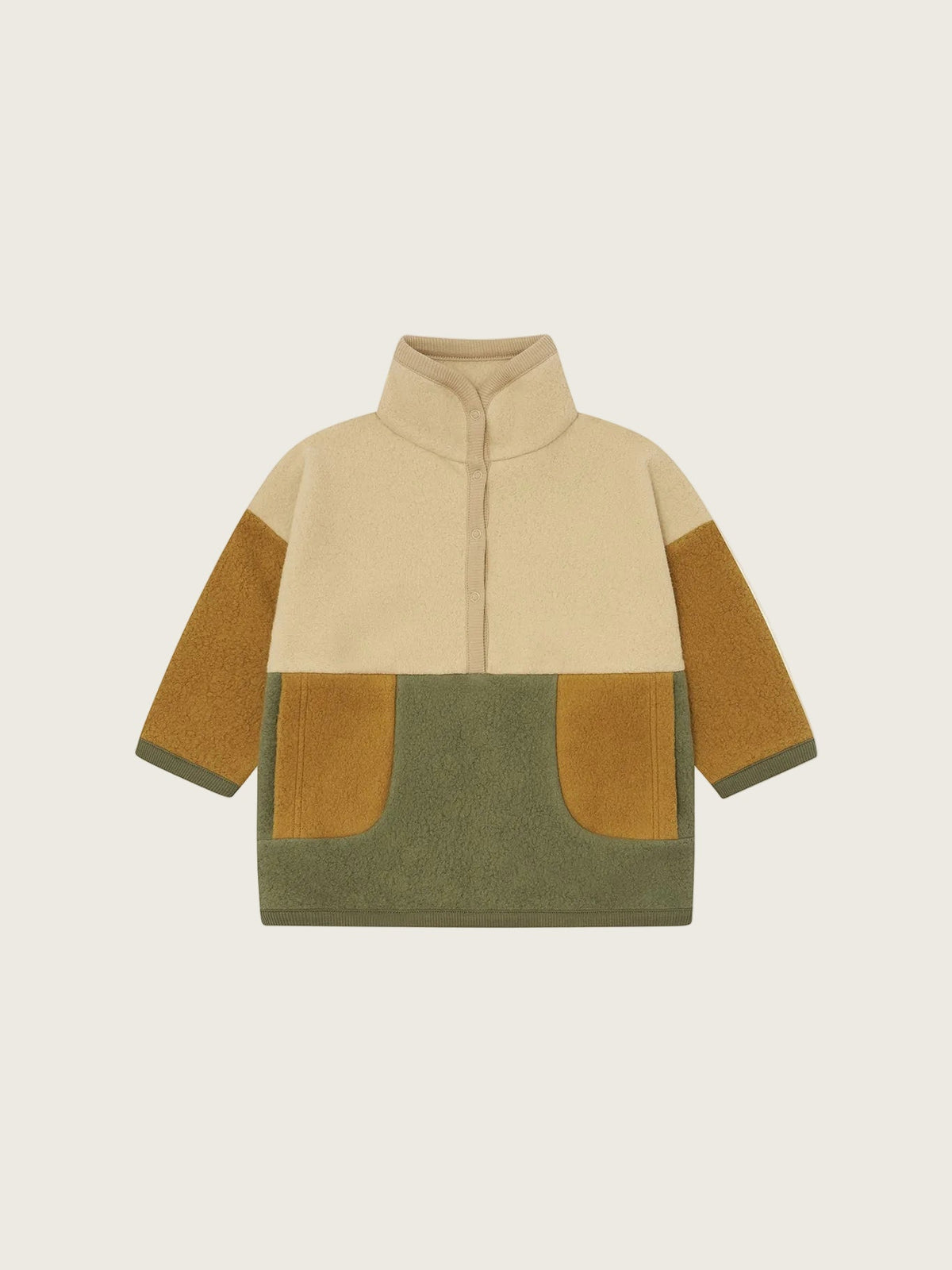 Colour Block Fleece Sweatshirt