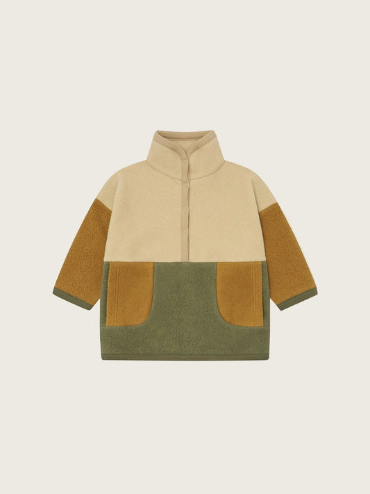 Colour Block Fleece Sweatshirt