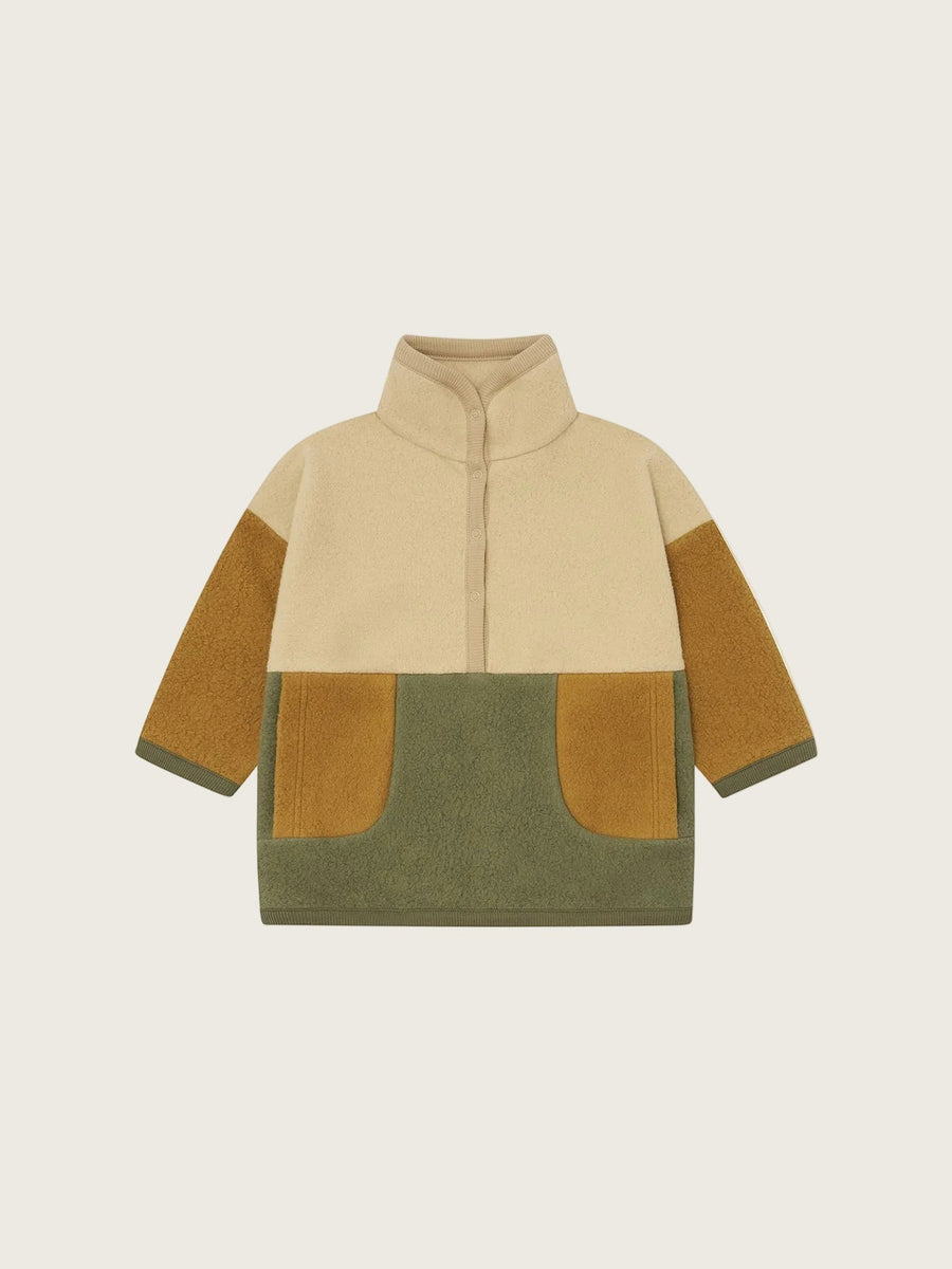 Colour Block Fleece Sweatshirt
