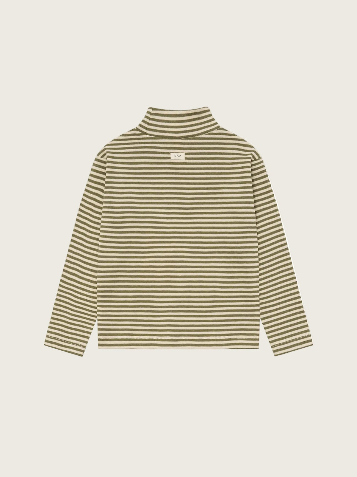 Fern Stripes Turtle Neck Top