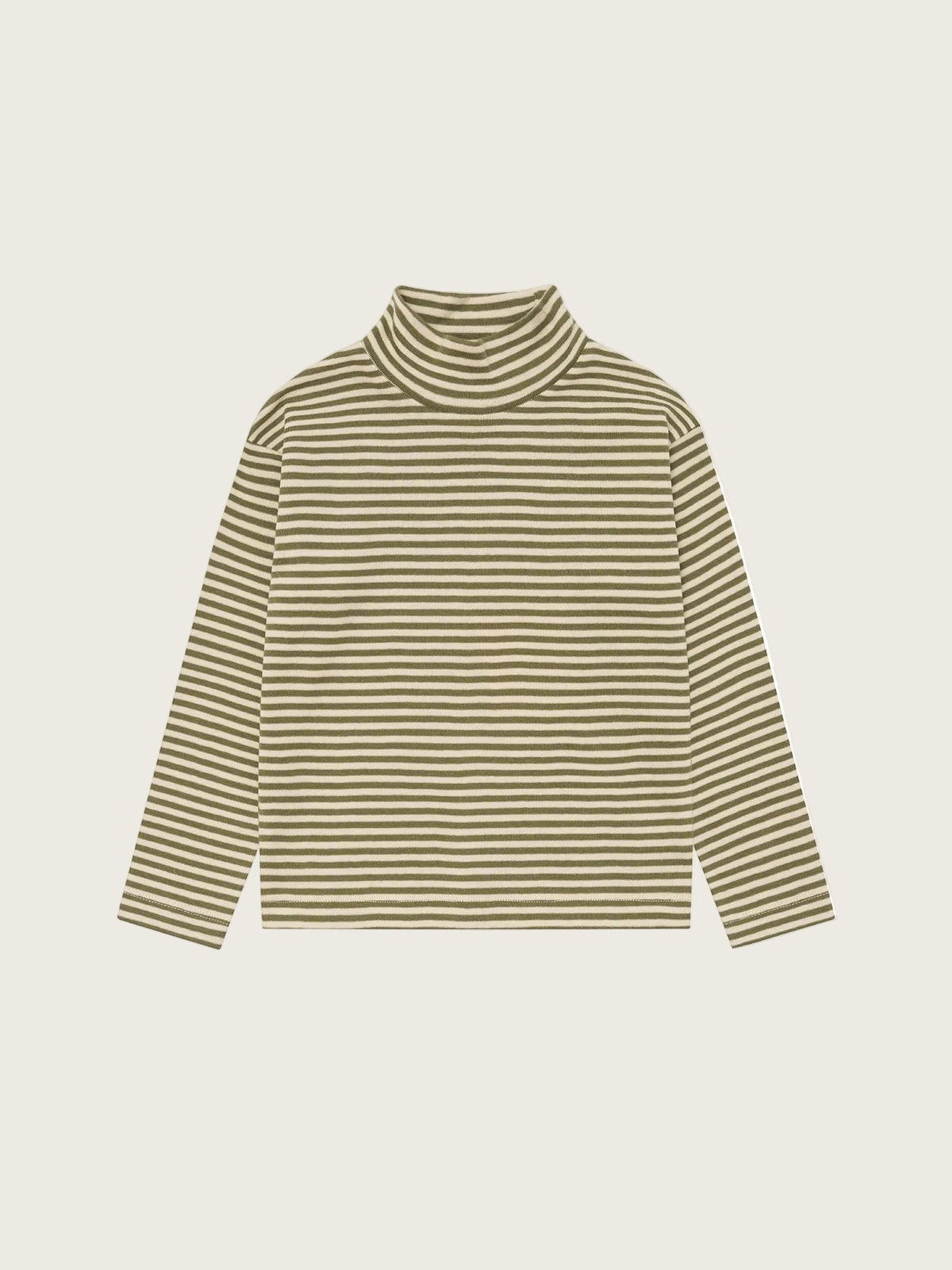 Fern Stripes Turtle Neck Top