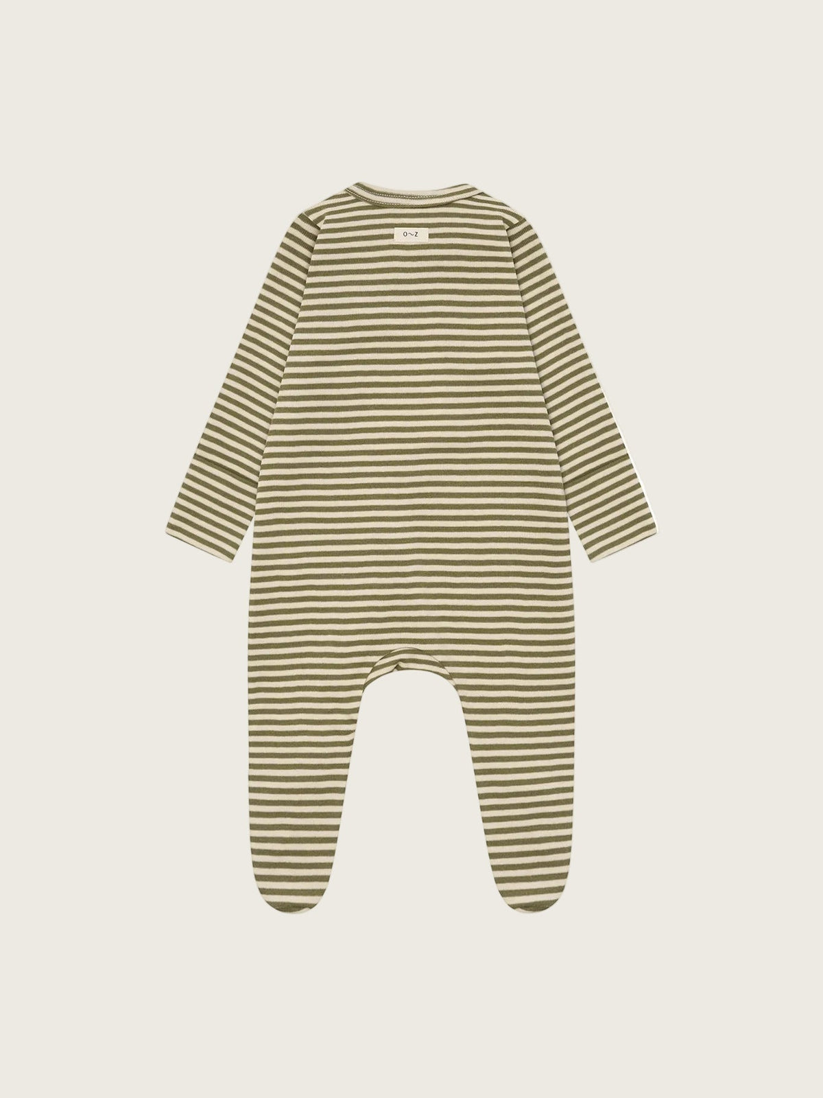 Fern Stripes Zip Sleepsuit