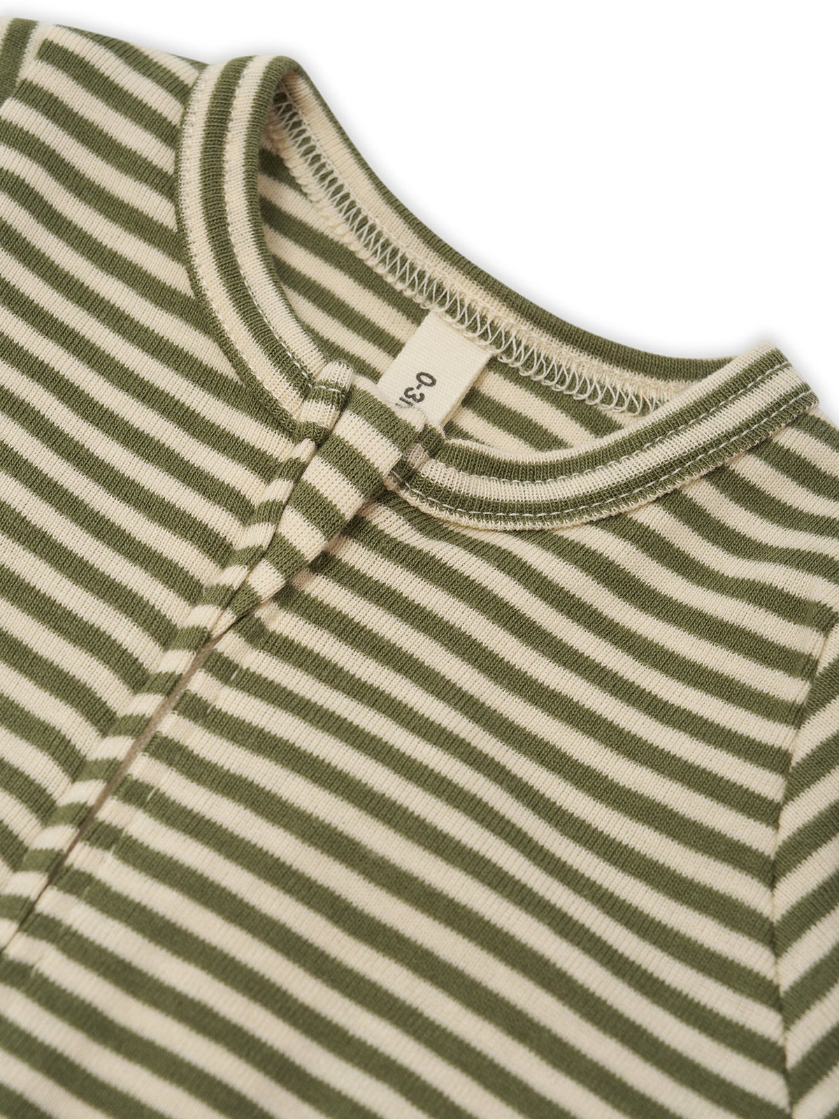 Fern Stripes Zip Sleepsuit