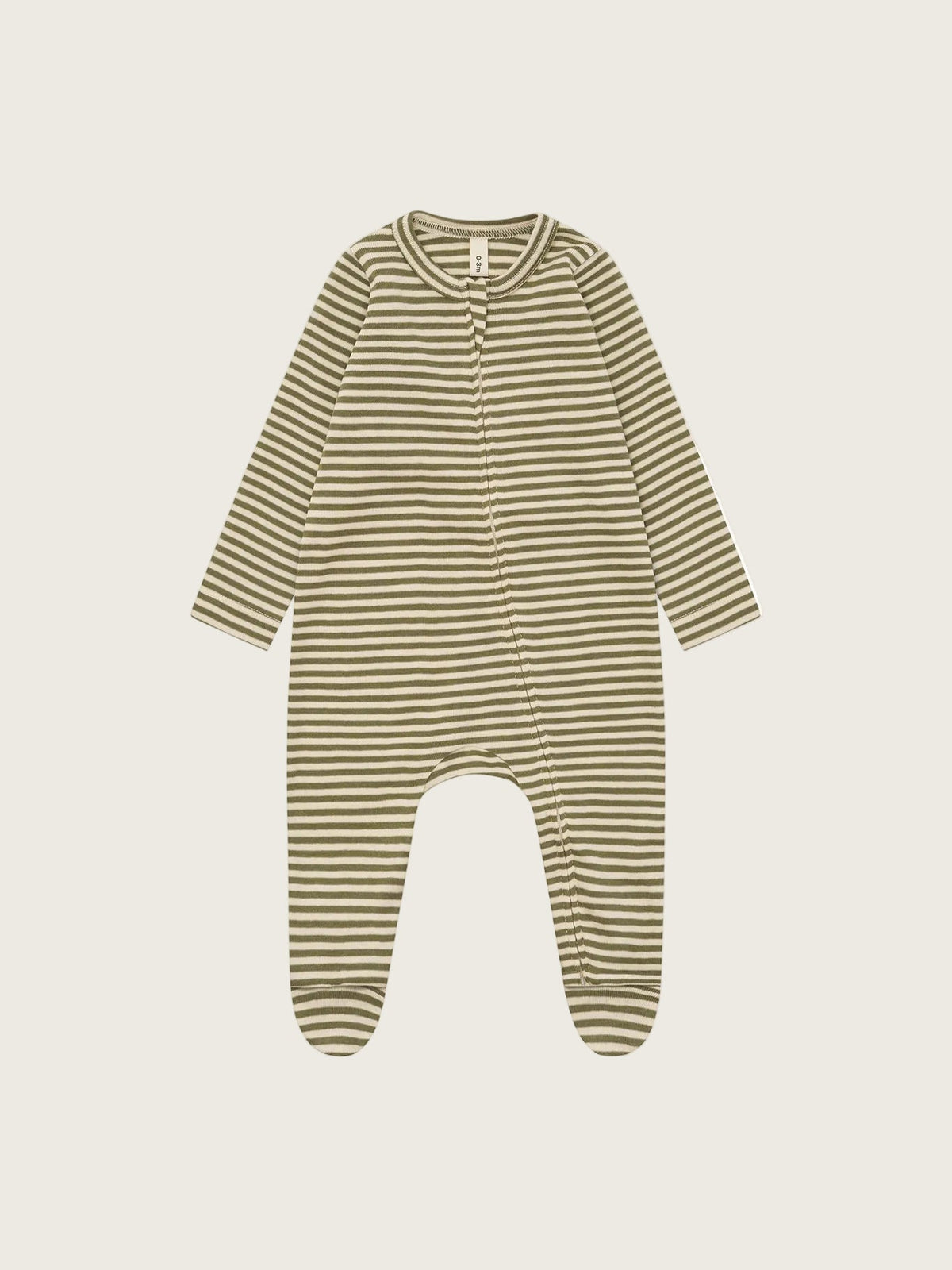 Fern Stripes Zip Sleepsuit