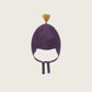 Fig contrast Tassel Hat